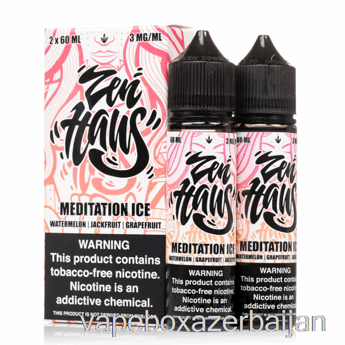 Vape Azerbaijan Meditation ICE - Zen Haus - 120mL 0mg